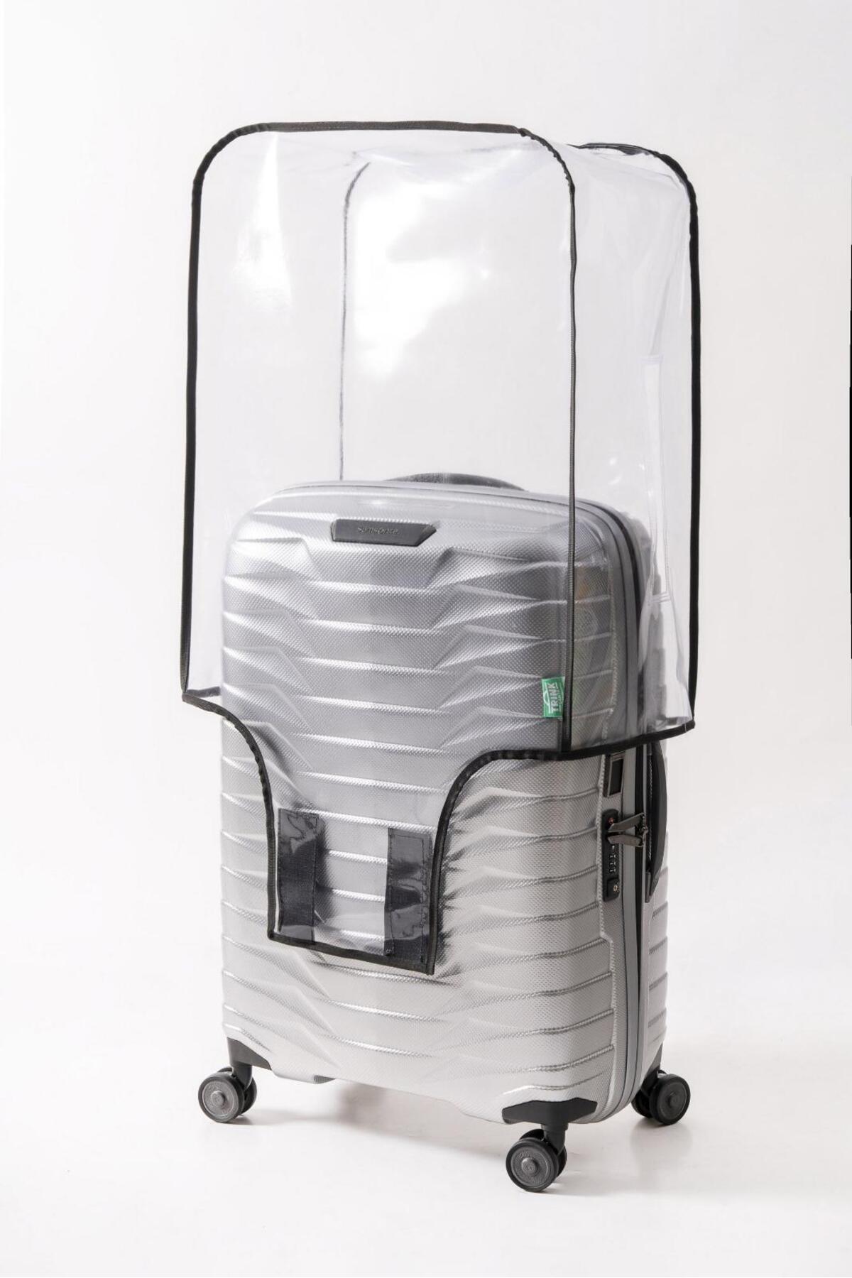 Şeffaf Valiz Kılıfı Koruyucu Bavul Koruyucu Kılıf *PVC*