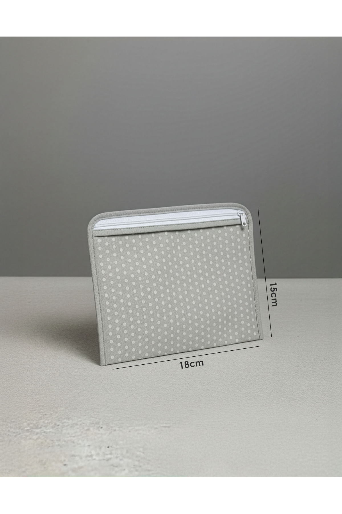 6'LI SET Gri Puantiyeli Valiz İçi Düzenleyici & Organizer 6 Parça