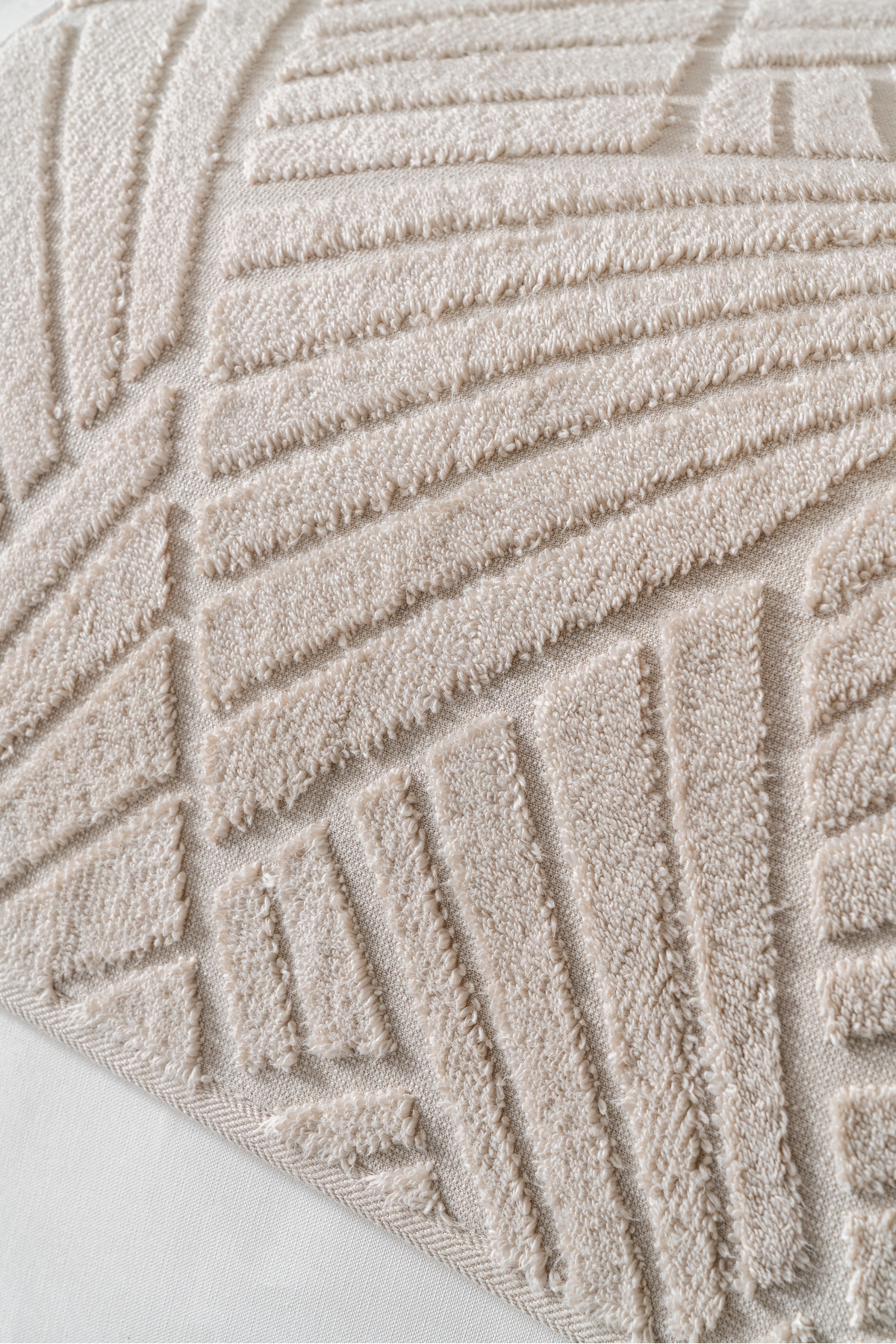 6 Parça 50x90 cm Modern Kabartmalı Desen El Yüz Havlusu %100 Organik Pamuk