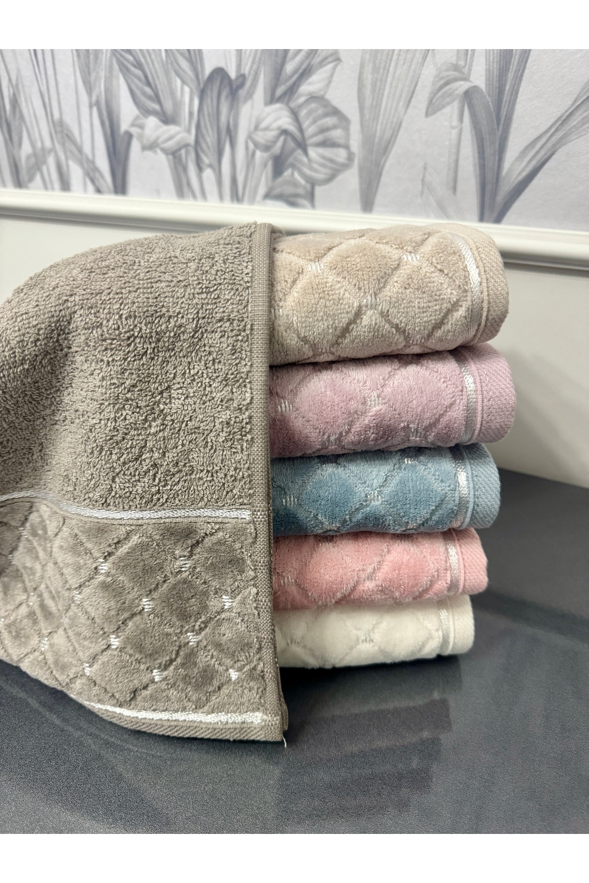 30x50 cm 6'lı Mutfak Havlusu %100 Organik Pamuk Yumuşak Doku Yüksek Emiş Gücü En