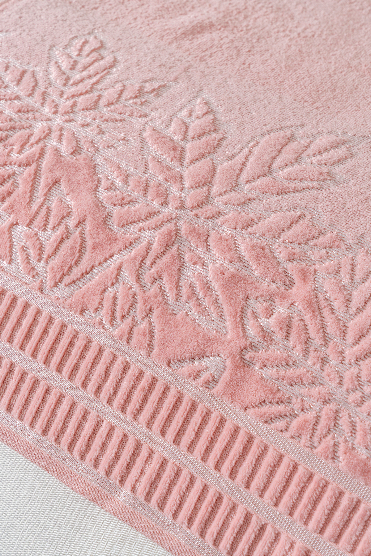 6'lı Çınar Yaprak Desen 50x90 Cm %100 Pamuk El Yüz Havlu Seti Yumuşak Doku Yüksek Emicilik