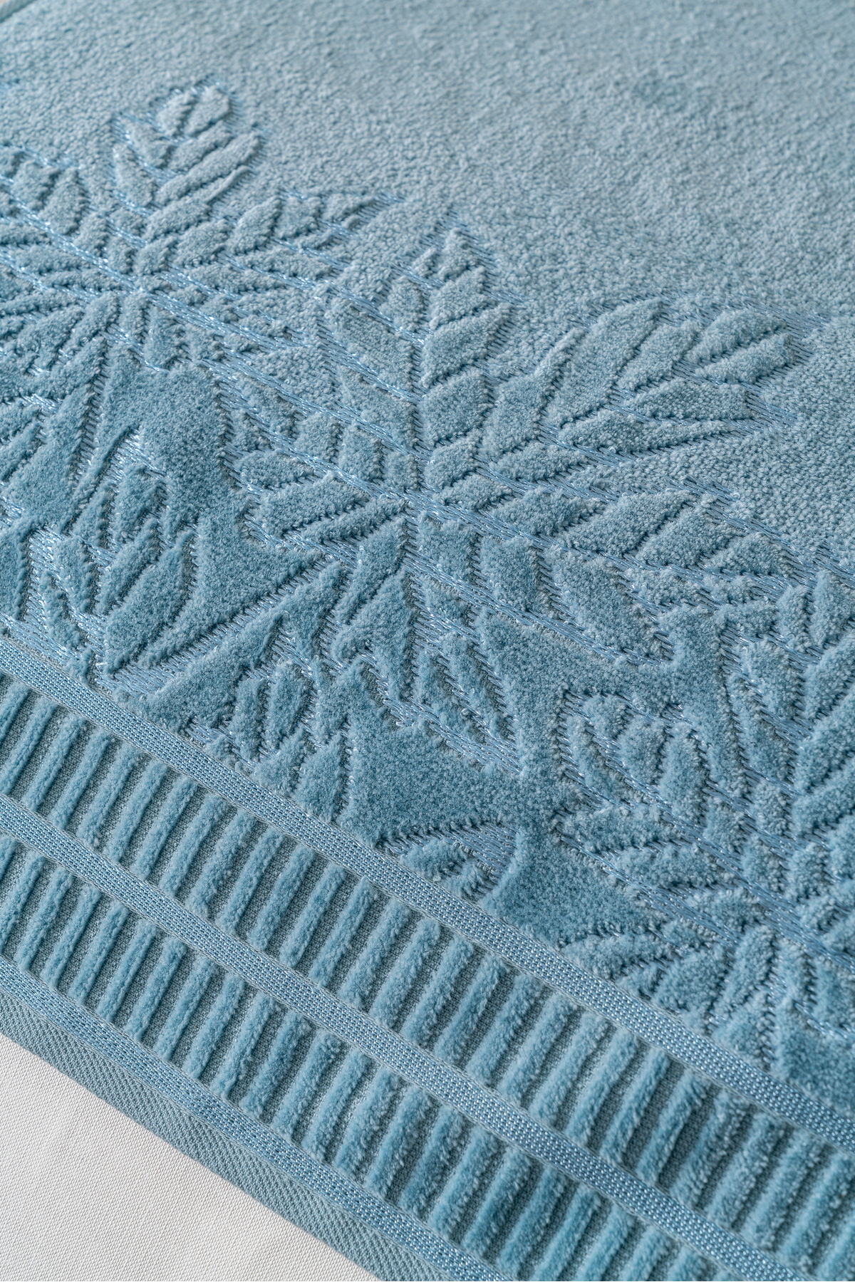 6'lı Çınar Yaprak Desen 50x90 Cm %100 Pamuk El Yüz Havlu Seti Yumuşak Doku Yüksek Emicilik