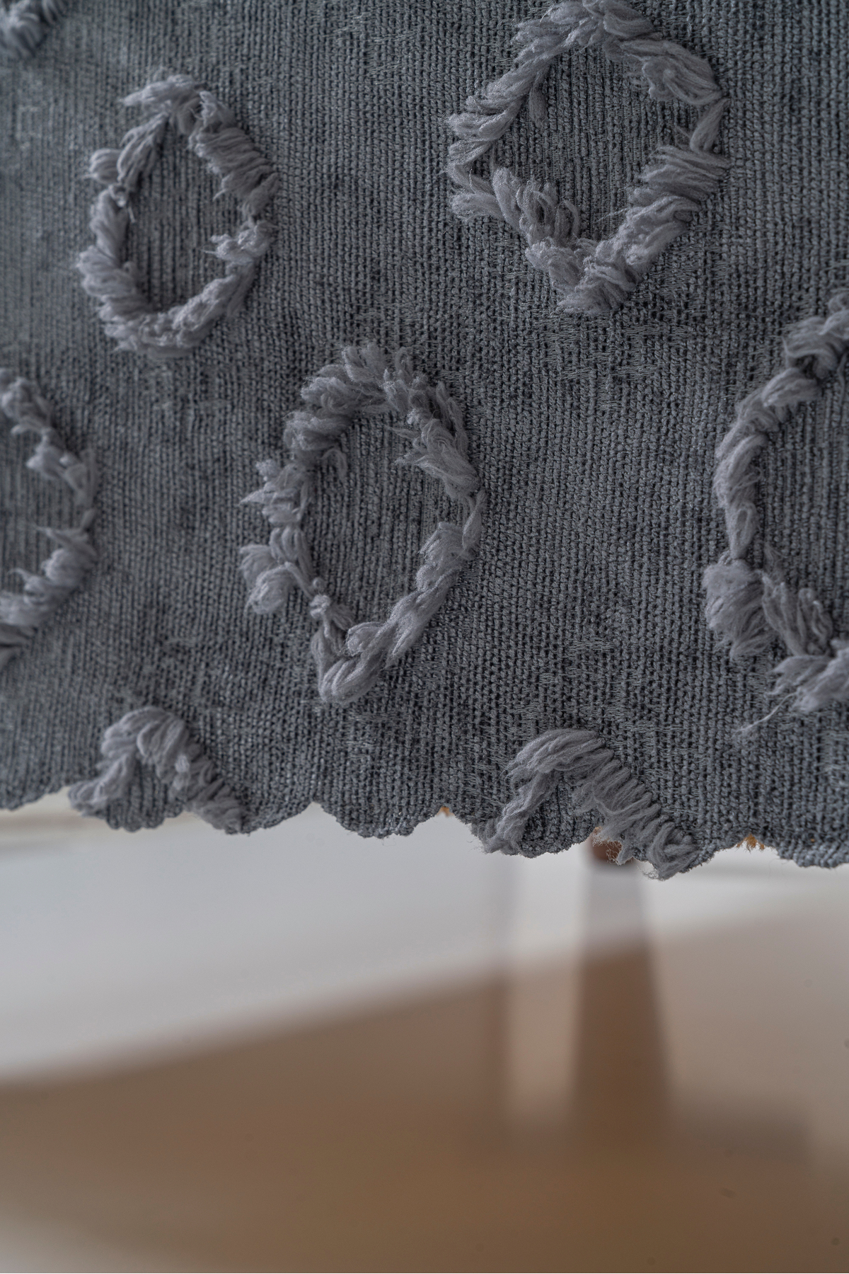 Antrasit Koltuk Örtüsü 175x215 cm Çekyat Örtüsü Premium Şönil Jakar Kumaş Kaydırmaz, Yıkanabilir**