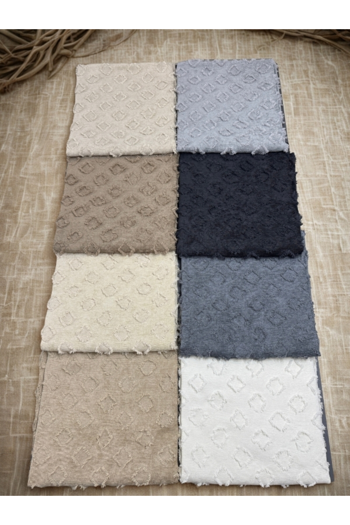 Antrasit Koltuk Örtüsü 175x215 cm Çekyat Örtüsü Premium Şönil Jakar Kumaş Kaydırmaz, Yıkanabilir**